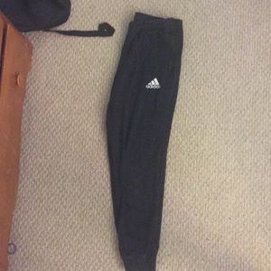 Black Adidas sweatpants